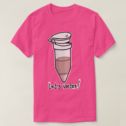 Eppendorf tube Lasse vortex TShirt (Design vorne)
