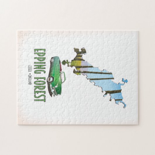 Epping Forest Essex England map Puzzle (Horizontal)