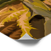 Epping Forest Reiseplakat Poster (Ecke)