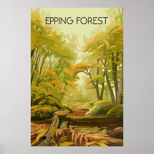 Epping Forest Travel Poster (Vorne)