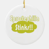 Eproctophilia Stinks!! Keramik Ornament (Hinten)