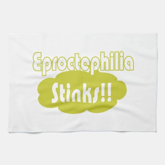 Eproctophilia Stinks!! Küchentuch (Horizontal)
