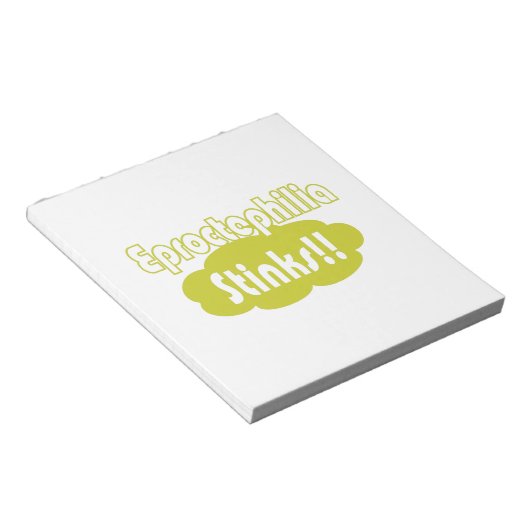 Eproctophilia Stinks!! Notizblock (angewinkelt)