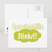 Eproctophilia Stinks!! Postkarte (Vorne/Hinten)
