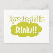 Eproctophilia Stinks!! Postkarte (Vorderseite)