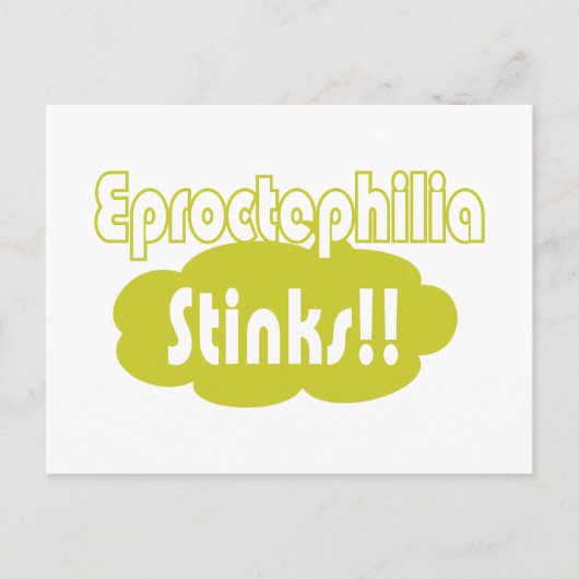 Eproctophilia Stinks!! Postkarte (Vorderseite)