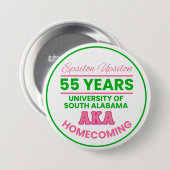 Epsilon Upsilon Custom Homecoming Button (Vorne & Hinten)