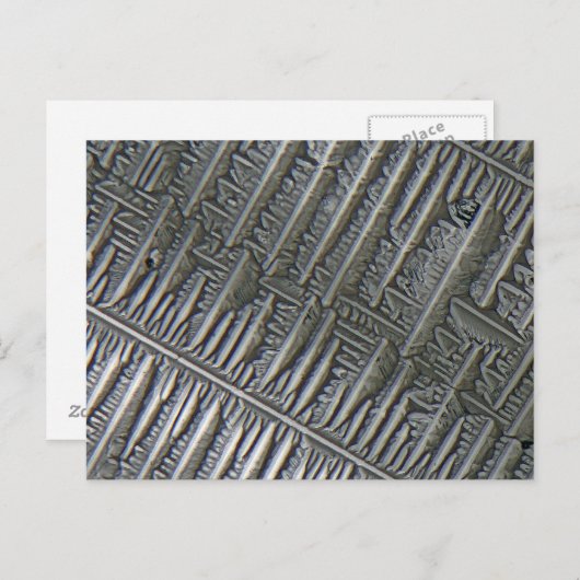 Epsomit unter dem Mikroskop Postkarte (Vorne/Hinten)