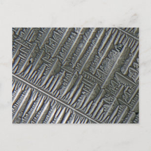 Epsomit unter dem Mikroskop Postkarte