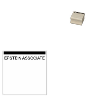 EPSTEIN-ASSOZIITERTER Schwärzungsstempel Gummistempel