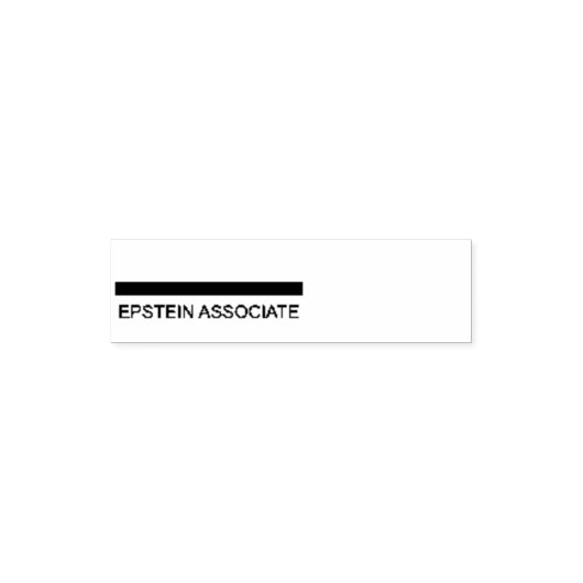 EPSTEIN-ASSOZIITERTER Schwärzungsstempel Permastempel (Design)