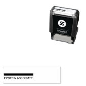 EPSTEIN-ASSOZIITERTER Schwärzungsstempel Permastempel (Beispiel)