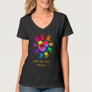 Epstein Barr Virus Awareness Hands Epstein Barr Vi T-Shirt