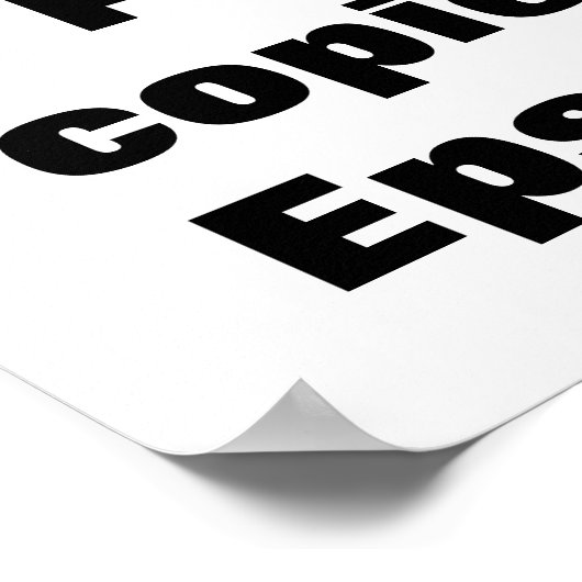 Epstein Files Poster (Ecke)