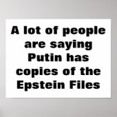 Epstein Files Poster (Vorne)
