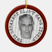 Epstein tötete sich selbst nicht mit einem lustige keramik ornament (Vorne)