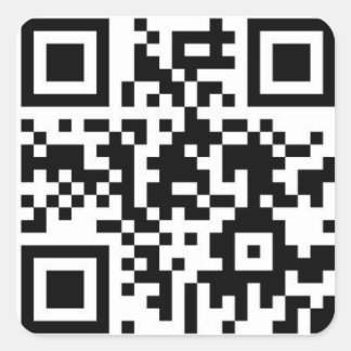 Epstein Trump Grand Jury Zeugenaussage QR Code Quadratischer Aufkleber