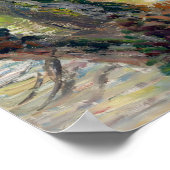 Epte in Eragny, Sonnenuntergang durch Camille Piss Poster (Ecke)