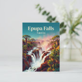Epupa-Fälle Namibia Postkarte (Stehend Vorderseite)