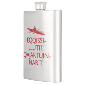 Eqqissillutit Qajartuinnarit (behalten Sie Ruhe Flachmann (Links)