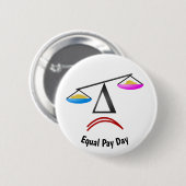 Equal Pay Day Button (Vorne & Hinten)