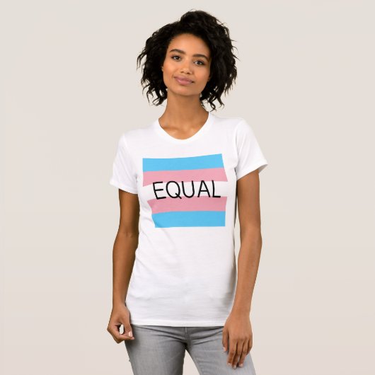 EQUAL Transgender-Flag T-Shirt (Vorne ganz)