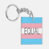 EQUAL Transgender-Flagge Schlüsselanhänger (Vorderseite links)