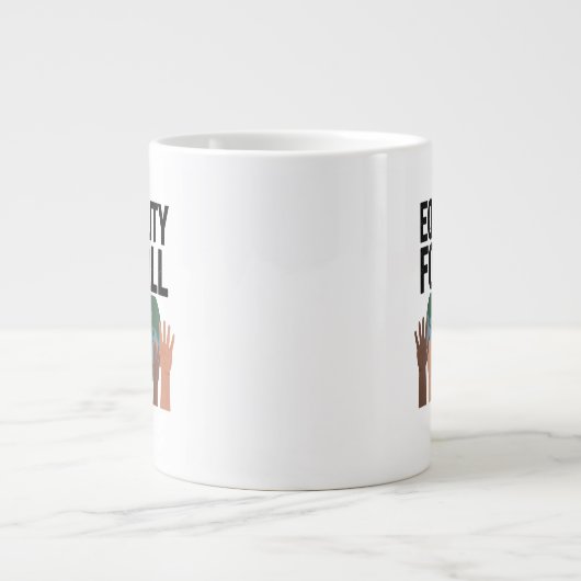 Equality For All – Human Rights Day 2025 Jumbo-Tasse (Vorderseite)