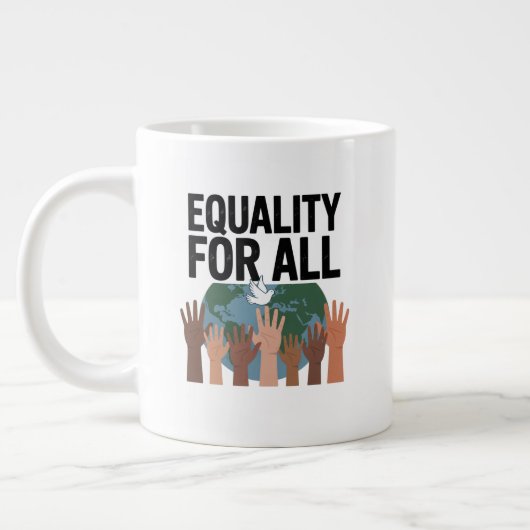 Equality For All – Human Rights Day 2025 Jumbo-Tasse (Links)