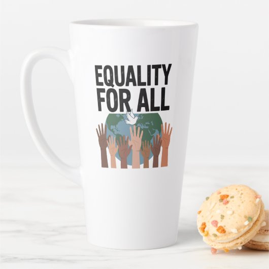 Equality For All – Human Rights Day 2025 Milchtasse (Beispiel)