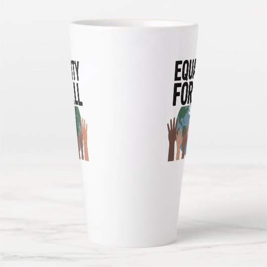 Equality For All – Human Rights Day 2025 Milchtasse (Vorderseite)