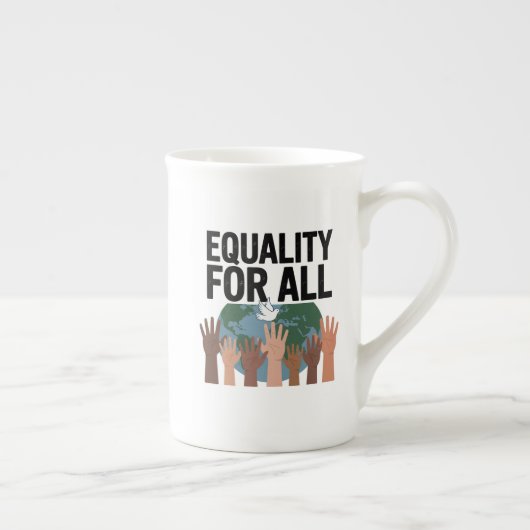 Equality For All – Human Rights Day 2025 Porzellantasse (Rechts)