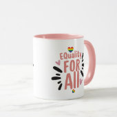 Equality for All Pride Mug Tasse (VorderseiteRechts)
