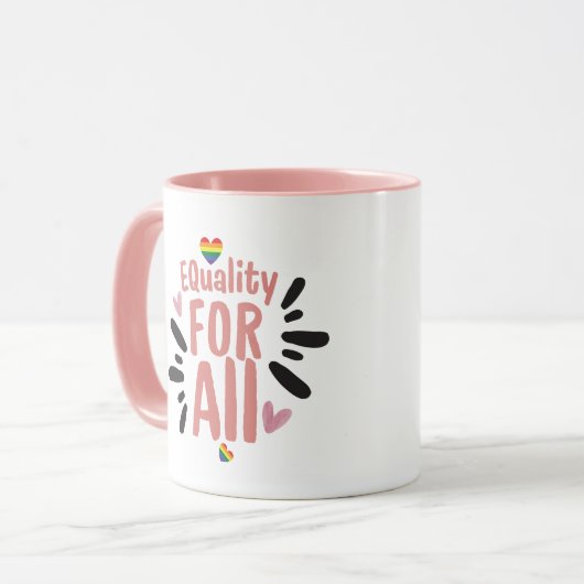 Equality for All Pride Mug Tasse (Vorderseite Links)