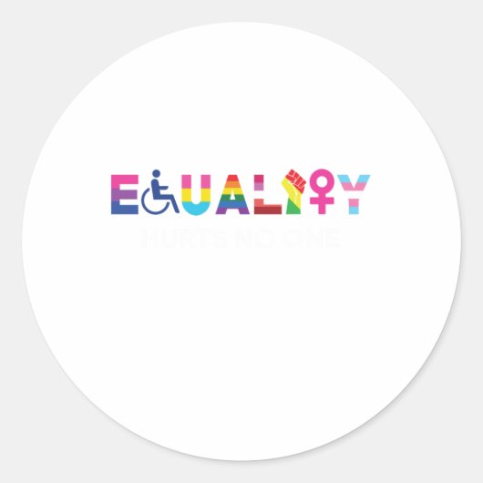 Equality Hurts Sticker (Vorderseite)