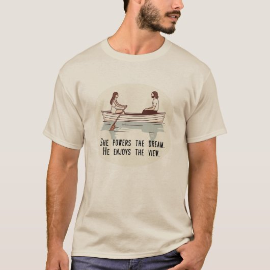 Equality? (in a boat) T-Shirt (Vorderseite)