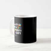 Equality Inclusion Diversity Equity Liebe Autismus Kaffeetasse (Vorderseite Links)