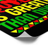 Equality Is Greater Than Di Black History Men Wome Poster (Ecke)