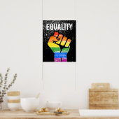 Equality Pride Fist Poster (Küche)