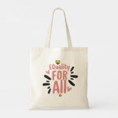 Equality Pride Month Tote Bag – Rainbow LGBTQ Tragetasche (Rückseite)