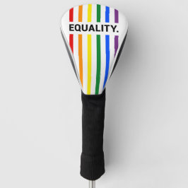 Equality Pride Rainbow Golf Head Cover Headcover