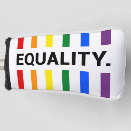Equality Pride Rainbow Putter Head Cover Golf Headcover