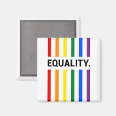 Equality Rainbow Magnet (Vorderseite/Rückseite)
