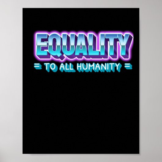 Equality Sticker Poster (Vorne)