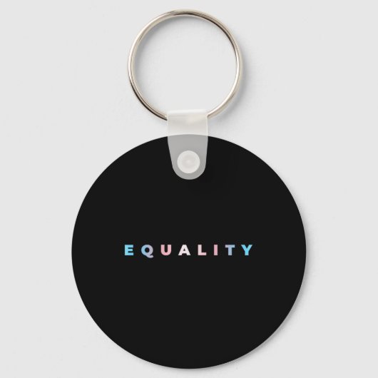 Equality Subtle Trans Pride Flag Transgender Recht Schlüsselanhänger (Vorderseite)