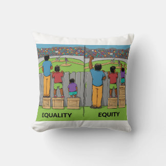 Equality vs Equity – Inspiring Social Justice Kissen