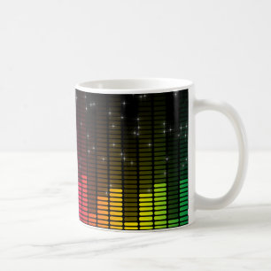 Equalizer Disco-Lichter Musiklautstärke Kaffeetasse
