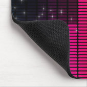 Equalizer Disco-Lichter Musiklautstärke Personalis Mousepad (Ecke)