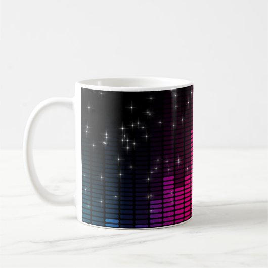 Equalizer Disco Lights Music Volume Kaffeetasse (Links)
