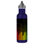 Equalizer Disco Lights Music Volume Personalisiert Edelstahlflasche (Rechts)